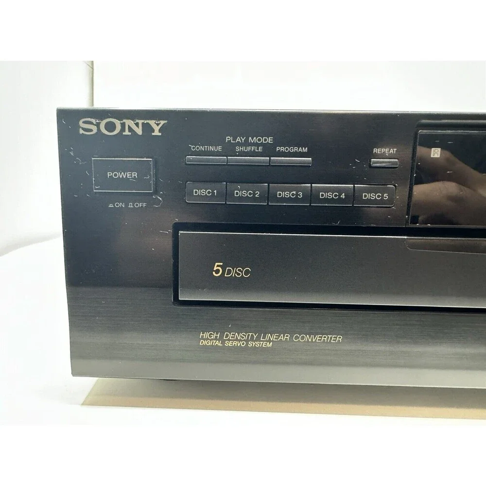 Sony CDP-C335 5 Disc CD Changer/Player No Remote - Tested And Working